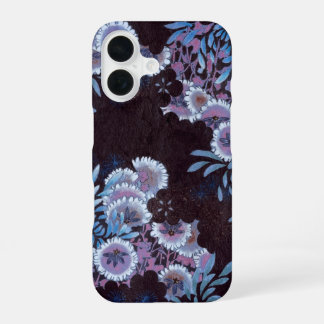 Japanese Chrysanthemum Phone Case | Ice Blue Art N