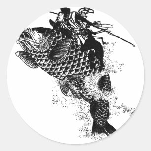 Japanese Classic Round Sticker