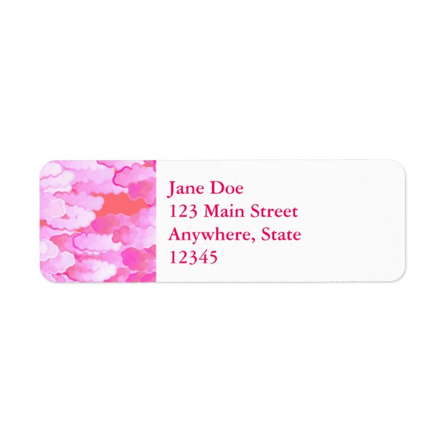 Japanese Clouds, Dawn, Orchid Pink and Coral (Front)