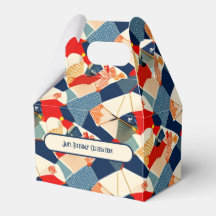 Japanese colourful design gift box | Personalised