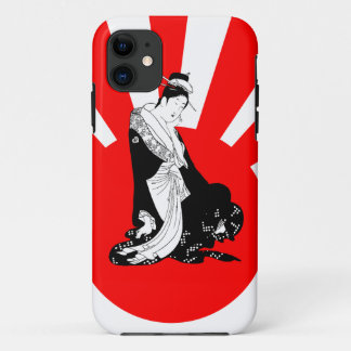 Japanese Contemplation Thinking of You iPhone 11 Case