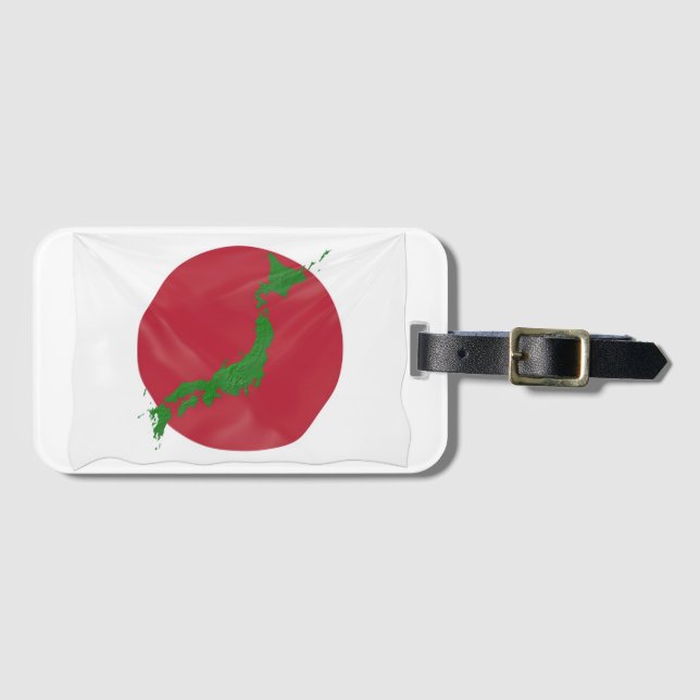 Japanese country luggage tag (Front Horizontal)