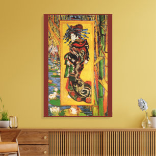Japanese Courtesan Oiran by Vincent van Gogh Canvas Print