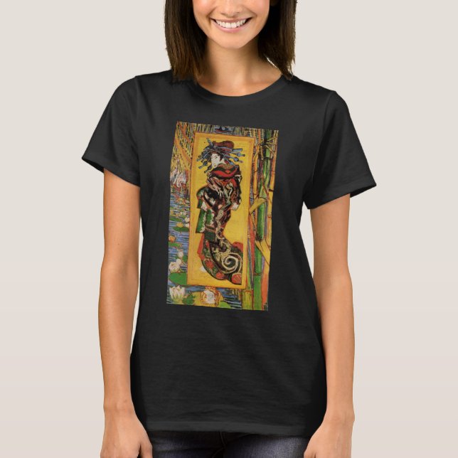 Japanese Courtesan Oiran by Vincent van Gogh T-Shirt (Front)