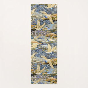 Japanese Crane Custom Yoga Mat