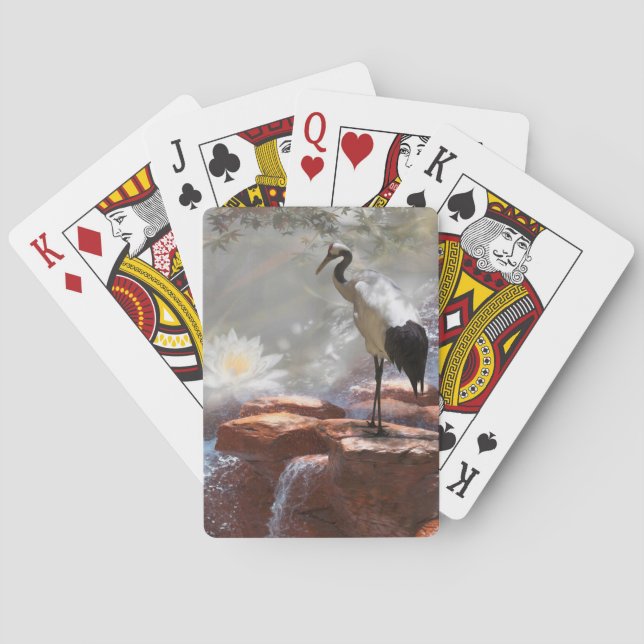 Japanese Crane “Longevity” Playing Cards (Back)