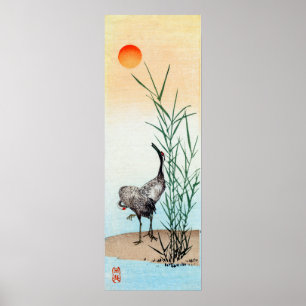 Japanese Crane no.2 Poster