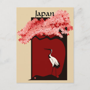 Japanese Crane Postcard