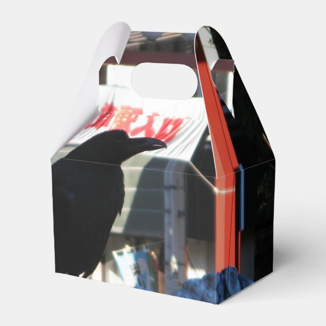 Japanese Crow Favour Box (Front Side)