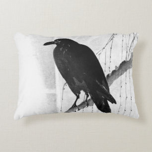 Japanese Crow Pillow
