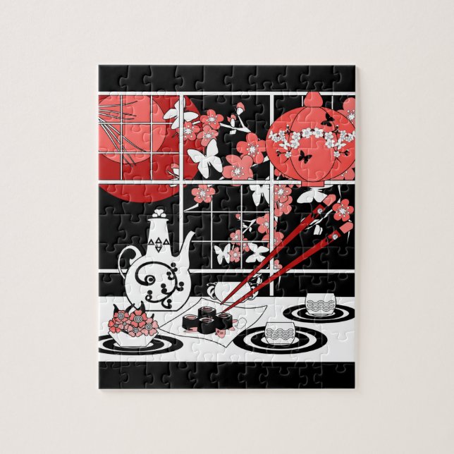 Japanese cuisine jigsaw puzzle (Vertical)