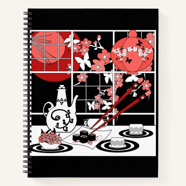 Japanese cuisine notebook (Front)