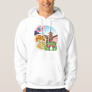 Japanese Culinary Journey: Cat, Frog and Delicacie Hoodie