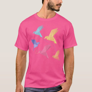 Japanese Culture Art Origami Master Gift Colourful T-Shirt