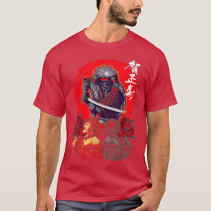 Japanese Culture Death Samurai Warrior Swordsman  T-Shirt