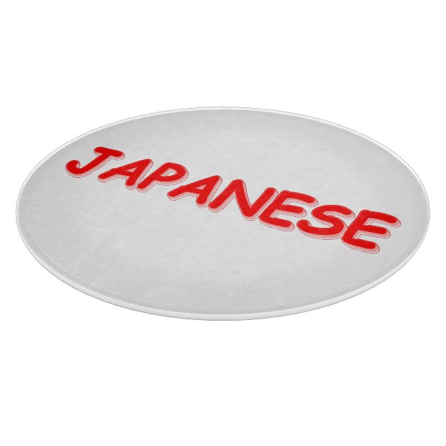 "JAPANESE " Cute Design. Buy Now Cutting Board (Corner)