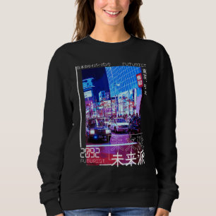 Japanese Cyberpunk Tokyo Streetwear Aesthetic Japa Sweatshirt