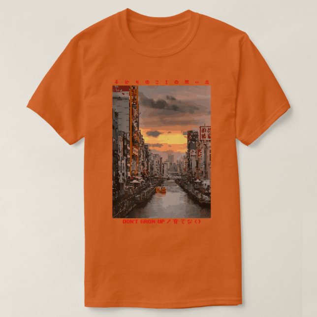 Japanese Cyberpunk Tokyo Streetwear Aesthetic Japa T-Shirt (Design Front)