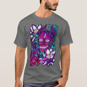 Japanese Demon Mask Tattoo T-Shirt