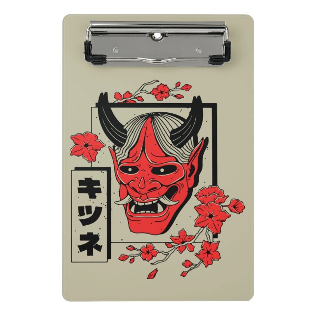 Japanese demon  mini clipboard (Front)
