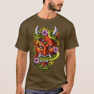 Japanese Demon Oni Mask T-Shirt
