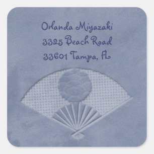 Japanese design address stickers
