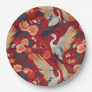 Japanese design party paper plates