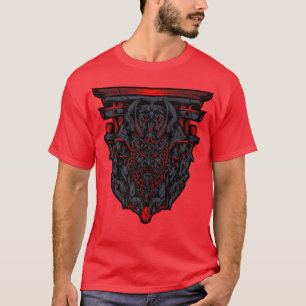 Japanese Devil Oni Demon Samurai Cosplay Ninja Tec T-Shirt