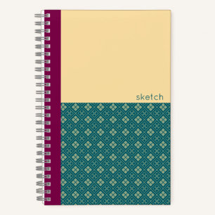 Japanese Diamond Pattern Notebook