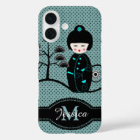 Japanese Doll Polka Dot Personalised