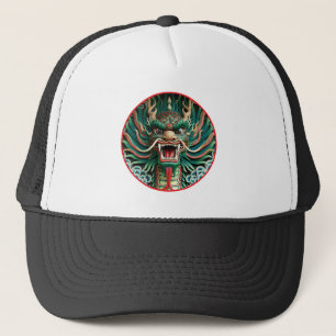 Japanese Dragon and Shinto-Buddhist traditions Trucker Hat