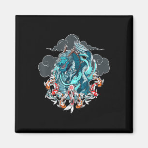 Japanese Dragon Anime Japan Tattoo Anime Lover Cut Magnet