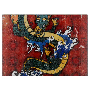 Japanese Dragon Cutting Board