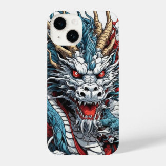 Japanese dragon iPhone 14 Slim Fit Case, Glossy iPhone 14 Case