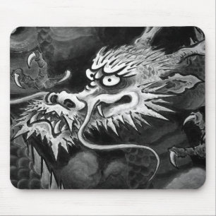 Japanese Dragon Mouse Pad