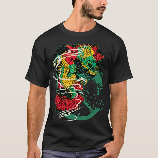 Japanese Dragon Ori Art Tee (Front)