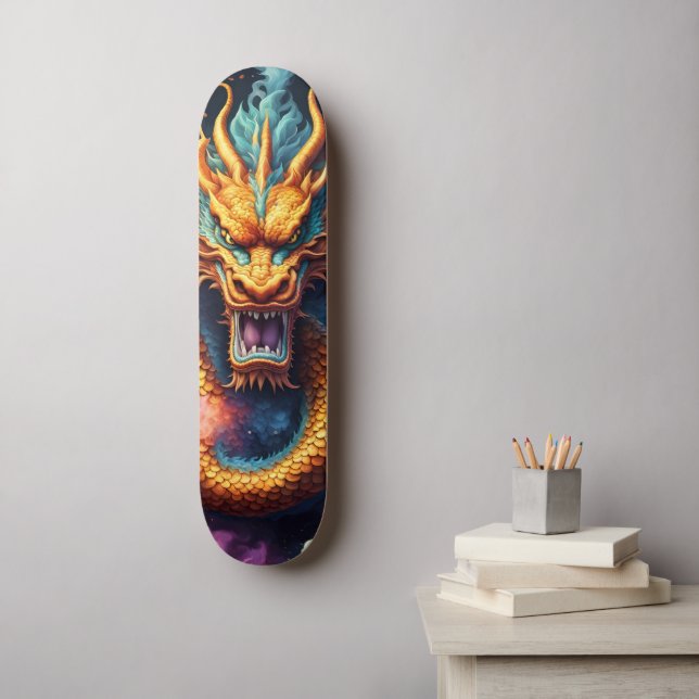 Japanese Dragon Skateboard (Wall Art)