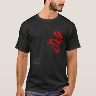 Japanese Dragon T-shirt for Skateboarders w/ Quote
