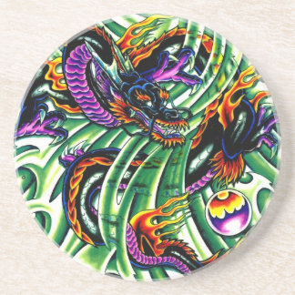 Japanese Dragon Tattoo Coaster