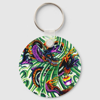Japanese Dragon Tattoo Key Ring