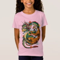 Japanese Dragon Tiger Battle