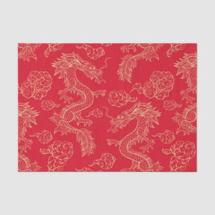 Japanese Dragon Tissue Paper Exotic Crafting