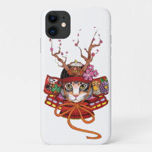 Japanese Edo Samurai Neko Kitten Case-Mate iPhone  Case