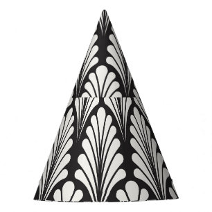 Japanese Elegance: Ornamental Vintage Pattern Party Hat