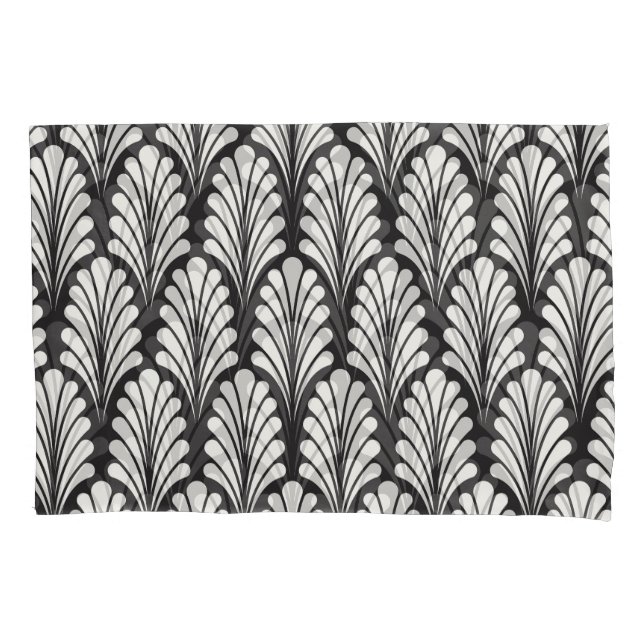 Japanese Elegance: Ornamental Vintage Pattern Pillowcase (Front)