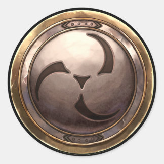 Japanese Emblem (Kamon) Classic Round Sticker