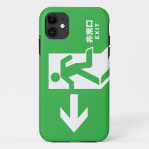 Japanese Emergency Exit Sign Case-Mate iPhone Case