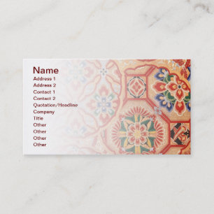 Japanese fabric Business Card