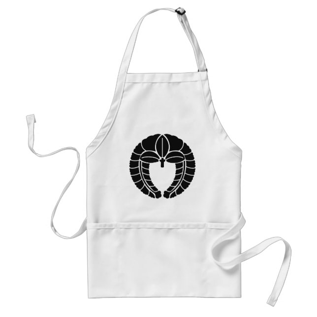 Japanese Family Crest (KAMON) Symbol Standard Apron (Front)