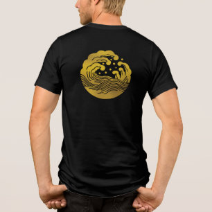 Japanese Family Crest-Wave Tri-Blend Shirt